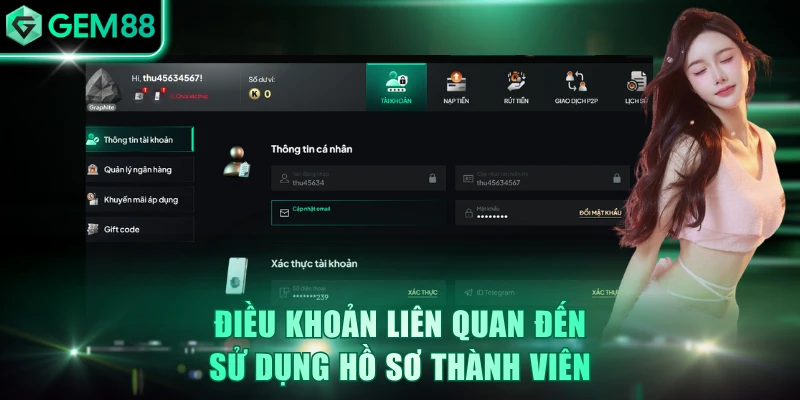 Quyền Riêng Tư GEM88 Bảo Vệ Tuyệt Đối Thông Tin Hội Viên