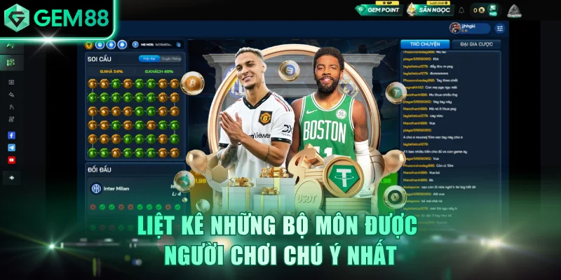 Thể Thao GEM88 | 30.000+ Sự Kiện Sôi Động, Hoàn Trả 1.5%