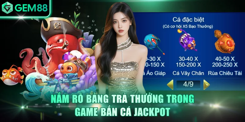 Bắn Cá Jackpot: Săn Thưởng Khủng Trong Đại Dương Sống Động