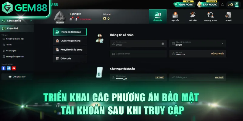 Đăng Nhập GEM88 | Trải Nghiệm Sân Chơi 4.0, Bảo Mật 100%